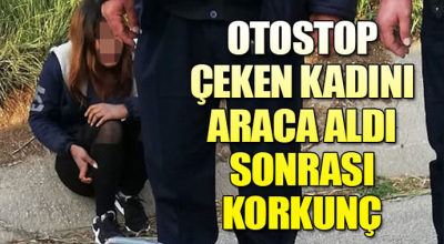 Otostop Çeken Kadin Türk