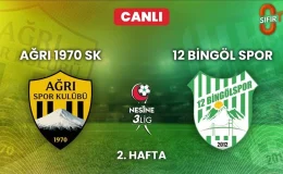 Ağrı 1970 Spor – 12 Bingölspor maçını Vanlı spiker Muhammet Emre Tekin anlatacak