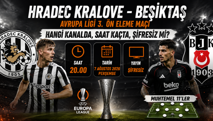 Hradec Kralove – Beşiktaş Maçı Hangi Kanalda, Saat Kaçta, Şifresiz Mi? Avrupa Ligi 3. Ön Eleme Maçı Muhtemel 11’ler…