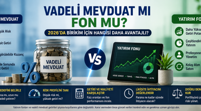 Vadeli Mevduat mı Fon mu? Uzmanlar 2026 İçin En Çok Merak Edilen Soruyu Yanıtladı