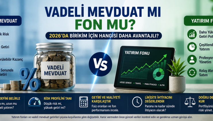 Vadeli Mevduat mı Fon mu? Uzmanlar 2026 İçin En Çok Merak Edilen Soruyu Yanıtladı